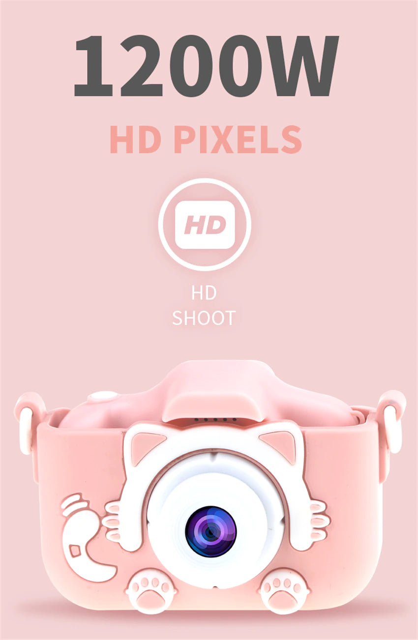 Mini Camera Kids Digital Camera Cat Toy HD Camera for Kids