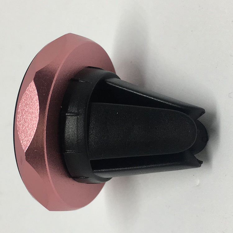 Car A1 magnet air outlet bracket Diamond metal frame magnetic mobile phone bracket Magnetic air conditioning port bracket