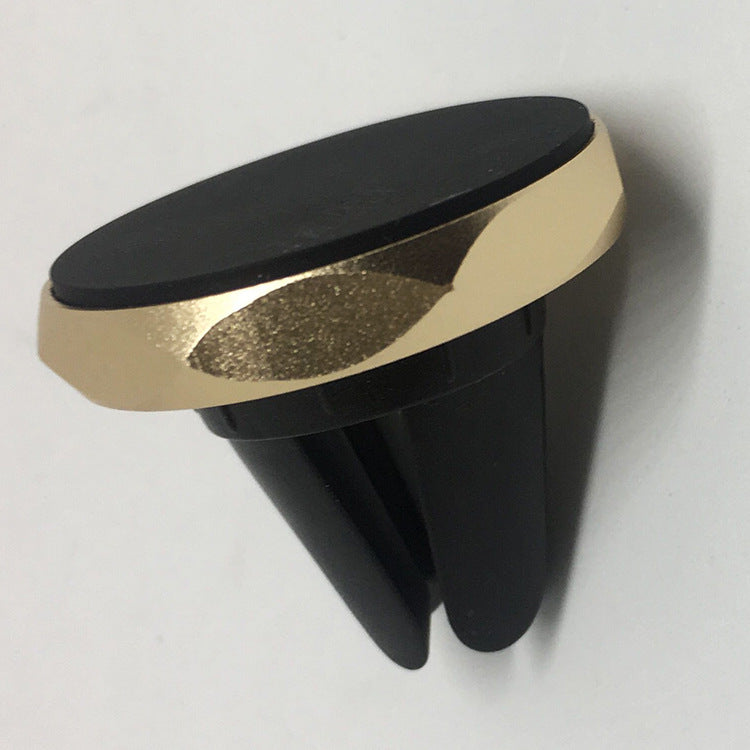 Car A1 magnet air outlet bracket Diamond metal frame magnetic mobile phone bracket Magnetic air conditioning port bracket